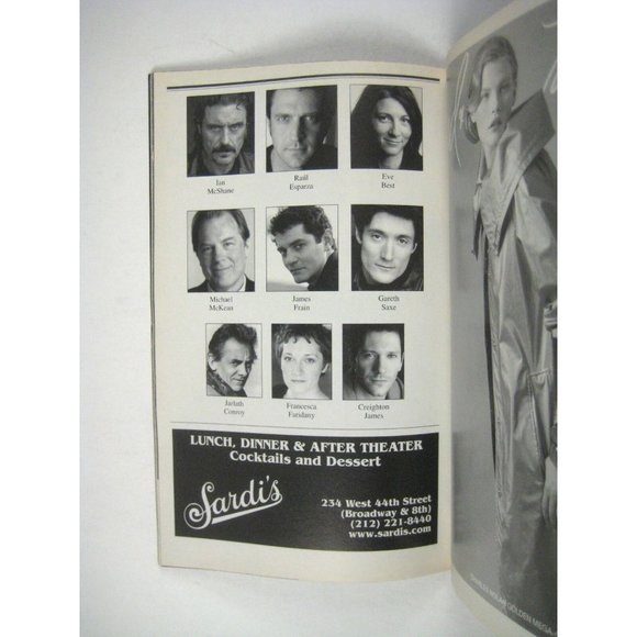 The Homecoming Playbill 2007 Opening Night Cort Theatre Raul Esoarza McKean - Picture 8 of 11